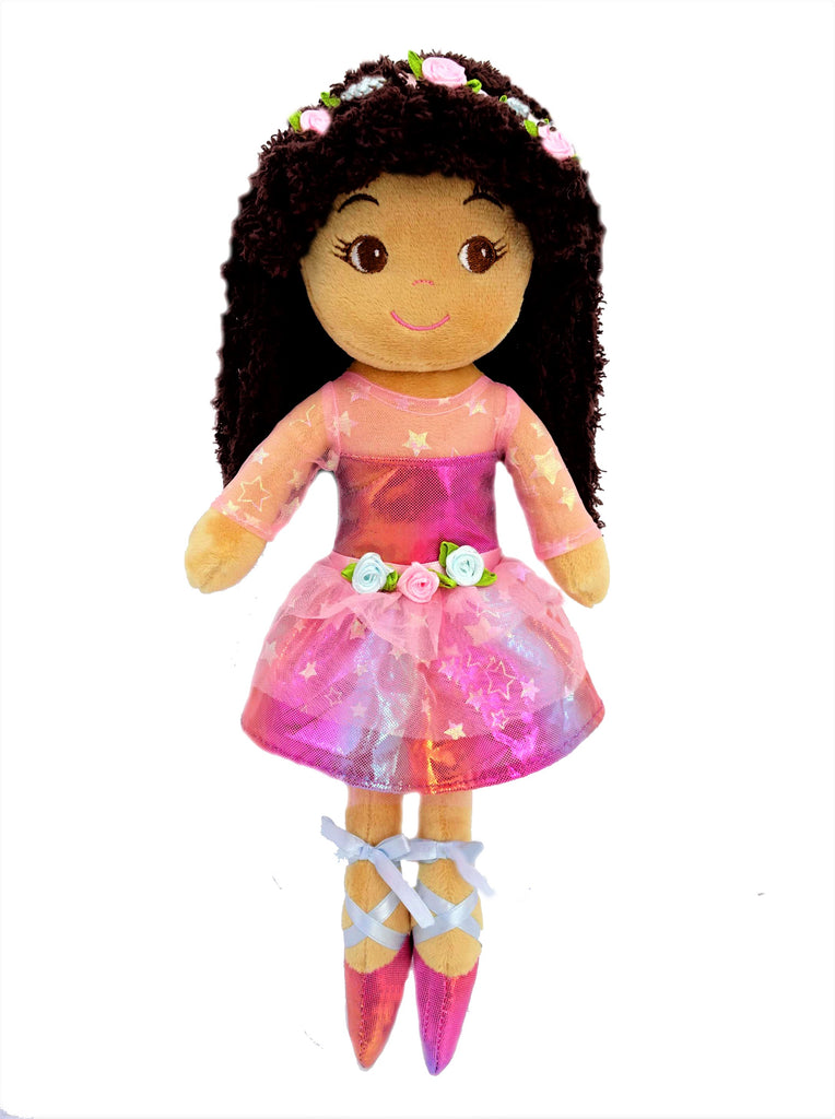 Lola Bedazzled Ballerina Doll - light brown
