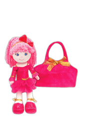 Leila Dancer Rag Doll with Purse