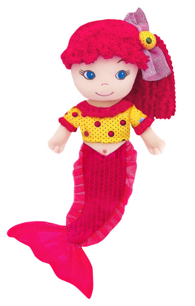 Leila Pink Mermaid Plush Doll- sale!