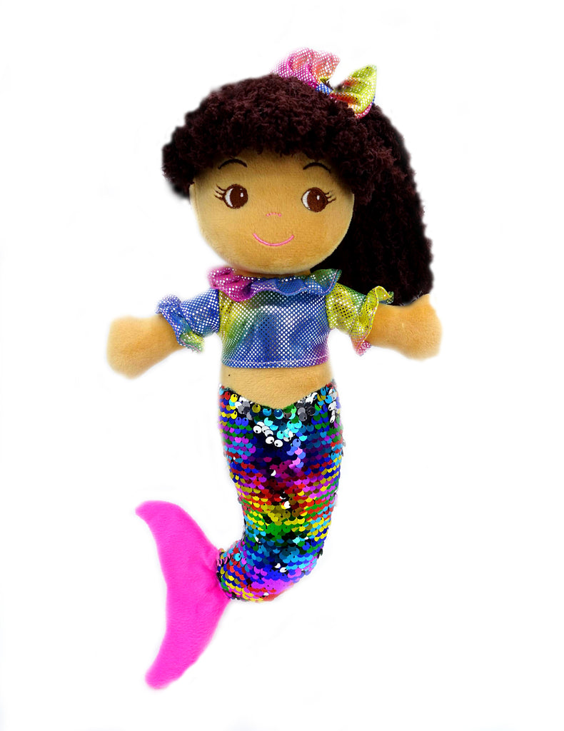 Lola Sequin Rainbow Mermaid Doll