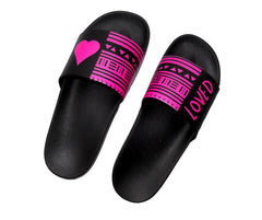 Women's Fashion Loved/Heart Slide Sandals- sale!