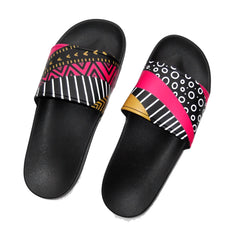 Women's Fashion Fun Mismatched Slide Sandals - sale!