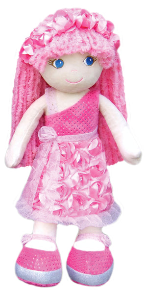 Leila Roses & Sparkles Plush Rag Doll- sale!