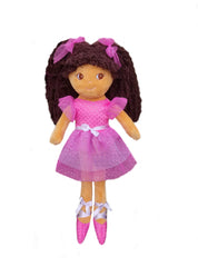 Elana Multicolor Tan Ballerina Doll