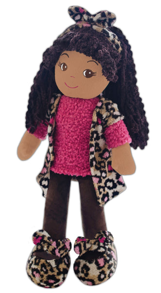 Emme Pink Leopard Toddler Doll- sale!