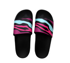 Multi-color Zebra Slide Sandals- sale!
